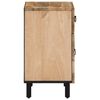vidaXL Bedside Cabinet Natural wood Solid mango wood, engineered wood, iron