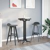 vidaXL Dining Table Black Engineered wood, powder-coated steel Medium