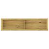 vidaXL Planter Green Treated Pinewood Large Planter Rectangular