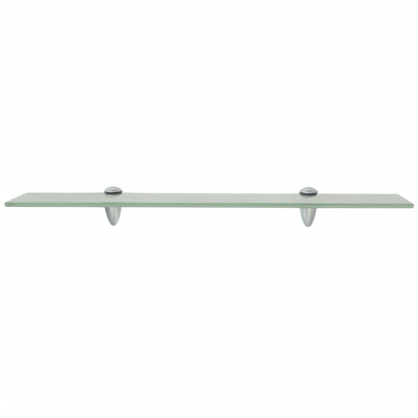 vidaXL Floating Shelf Set of 2 Frosted Tempered safety glass