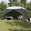 vidaXL Mosquito Tent with Roof Grey 149.61 x 149.61 x 88.58 in