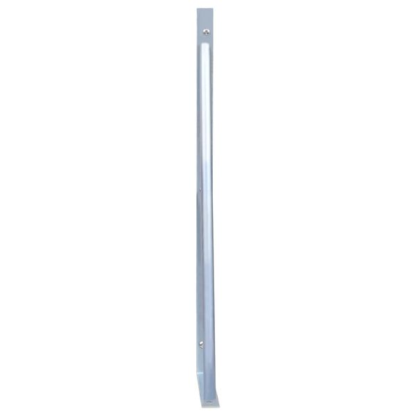 vidaXL Support Brackets for Fence Post 3 pcs Galvanized Steel
