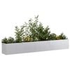 vidaXL Planter Galvanized Steel Large Durable Planter Rectangular