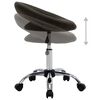 vidaXL Work Chair Brown Faux Leather Adjustable Height-Adjustable
