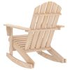 vidaXL Garden Rocking Chair Brown Solid Fir Wood Medium