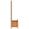 vidaXL Planter Brown Solid fir wood Medium Planters Planter