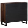 vidaXL Sideboard Brown Solid Mango Wood 35.4 x 13.4 x 29.5 in Sideboard