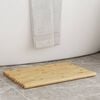 vidaXL Bath Mat Natural Bamboo 19.7 x 13.8 in Durable Bath Mat