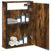 vidaXL Bathroom Mirror Cabinet Smoked oak
