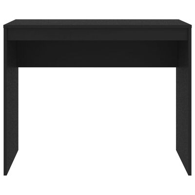 vidaXL Desk Black 35.4"x15.7"x28.3" Chipboard