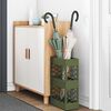 vidaXL Umbrella Stand Olive green 11.02 x 4.72 x 16.14 in Steel