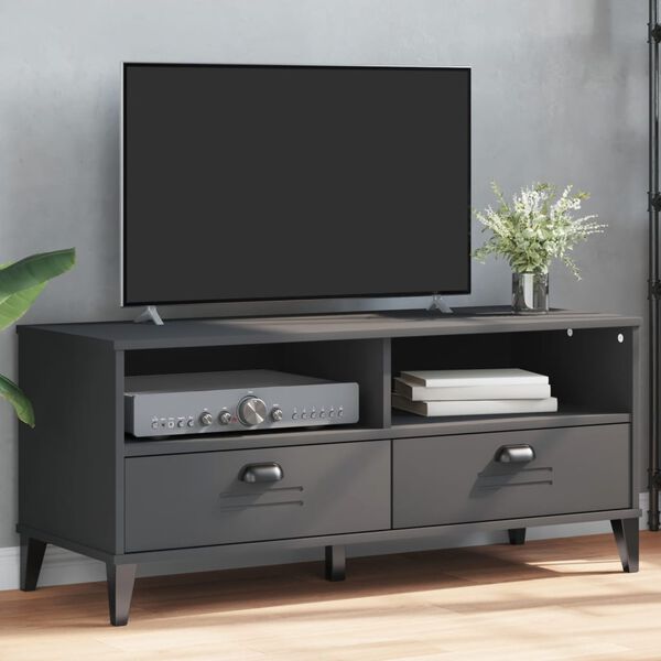 vidaXL TV Stand Anthracite Grey Engineered Wood Medium TV Stand