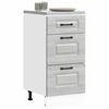 vidaXL Kitchen Base Cabinet Grey Sonoma Engineered Wood Standard