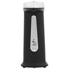 vidaXL Soap Dispenser Black, silver, milk white Plastic Standard