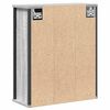 vidaXL Bathroom Wall Cabinet Gray Sonoma Engineered wood, steel
