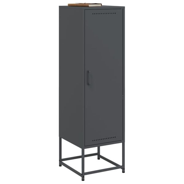 vidaXL Highboard Anthracite Steel Standard Highboard Rectangular