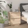 vidaXL Bedside Cabinet Pine Solid pine wood Bedside Cabinet Rectangular