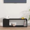 vidaXL TV Cabinet Black Engineered Wood Medium Durable TV Units