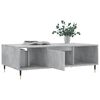 vidaXL Coffee Table Concrete Grey Engineered Wood, Iron Medium