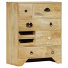 vidaXL Chest of Drawers 23.6"x11.8"x29.5"Solid Mango Wood