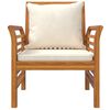 vidaXL Sofa Chair Set of 2 Cream White
