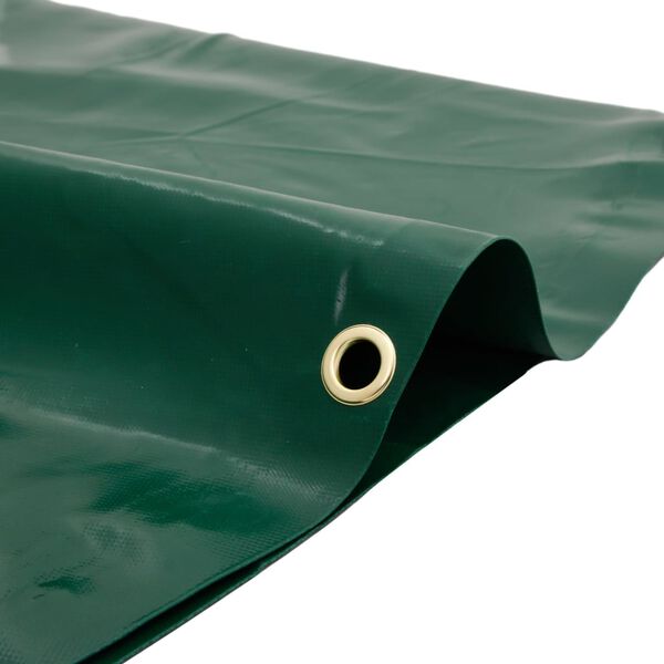 vidaXL Tarpaulin Green &Oslash; 8.5 ' 7.11 oz/ft&sup2;