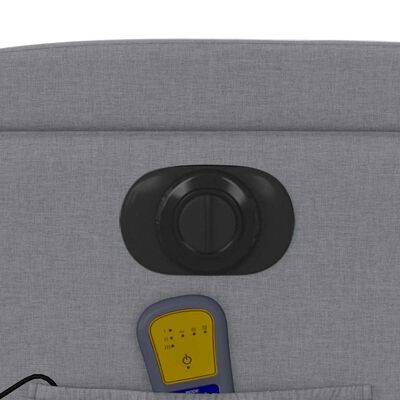 Close-up of headrest/knob control panel