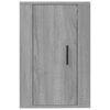 vidaXL Wall Mounted TV Cabinet Grey Sonoma Engineered wood Medium