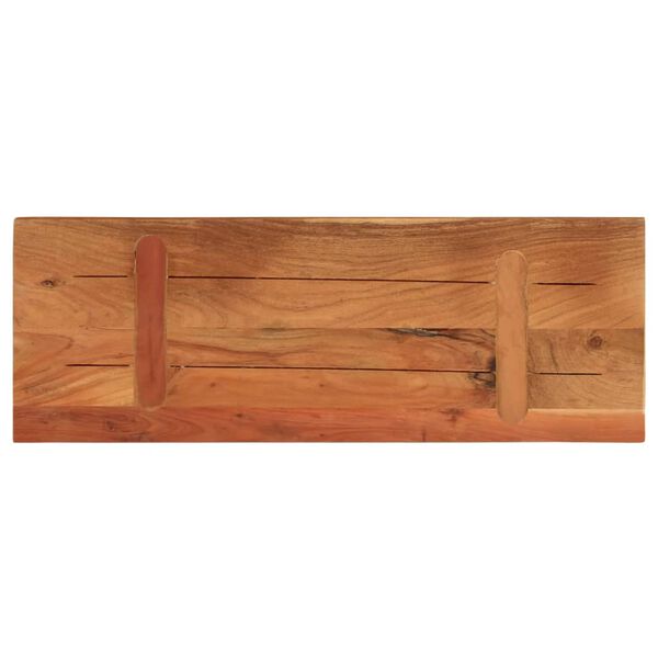 vidaXL Table Top 27.6"x15.7"x1" Rectangular Solid Wood Acacia