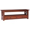 vidaXL TV Cabinet Brown Mahogany wood Medium TV Cabinet Rectangular