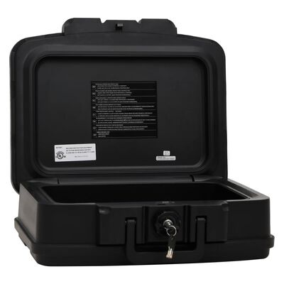 vidaXL Safe Box Black 17.3"x14.6"x6.5"