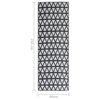 vidaXL Outdoor Rug Black Polypropylene (PP) 31.5x98.4 in Pattern