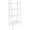 vidaXL Display Shelf White Sheet Metal Medium Storage Shelf