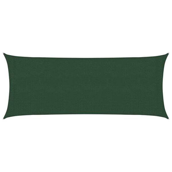 vidaXL Sunshade Sail 1.75 oz/ft&sup2; Dark Green 6.6x16.4' HDPE