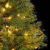vidaXL Artificial Hinged Christmas Tree Green PVC Medium