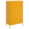 vidaXL Highboard Mustard yellow Steel Large Highboard Rectangular