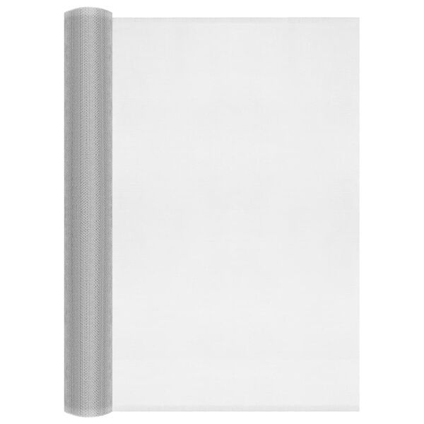 vidaXL Mesh Screen Aluminium 23.6x787.4" Silver