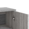 vidaXL Sideboard Grey Sonoma Engineered Wood Compact Sideboard