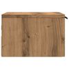 vidaXL Wall-mounted Bedside Cabinet Artisan Oak Engineered wood