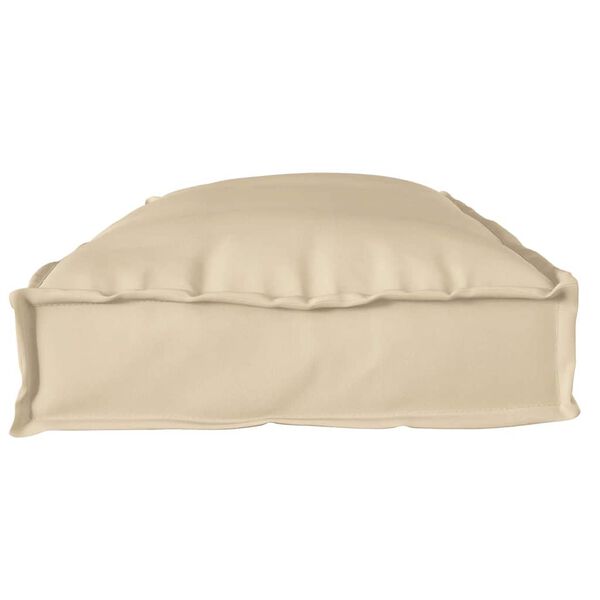 vidaXL Cushion Beige 39.37 x 15.75 x 3.15 in Oxford Fabric