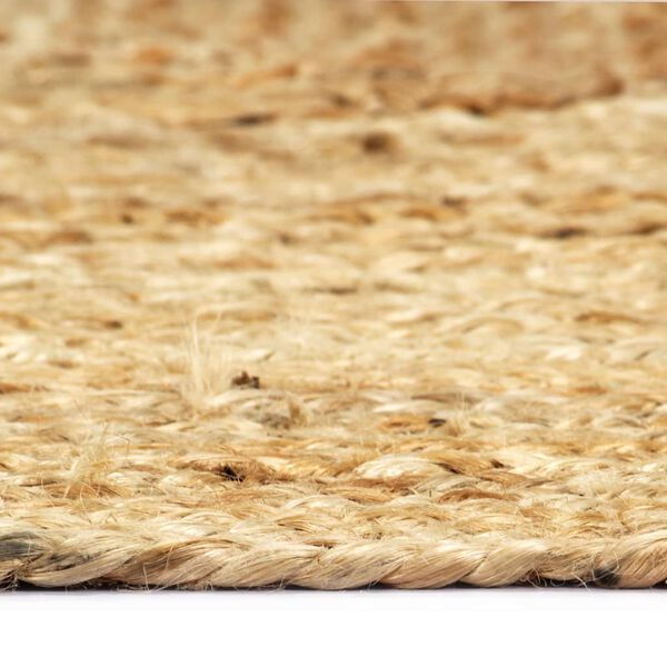 vidaXL Area Rug Natural 100% Jute 78.7 x 118.1 in Durable Area Rugs