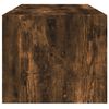 vidaXL Coffee Table Smoked Oak Engineered Wood, Glass