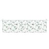 vidaXL Garden Bench Cushion White and green 70.9" x 19.7" x 1.6