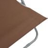 vidaXL Beach Chair Set of 2 Brown