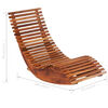vidaXL Sun Lounger Set of 2 Light brown Acacia wood