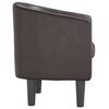 vidaXL Tub Chair Brown