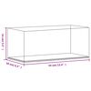 vidaXL Display Box Transparent 13.4x6.3x5.5" Acrylic