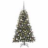 vidaXL Artificial Christmas Tree with 150 LEDs Green 59.06 in