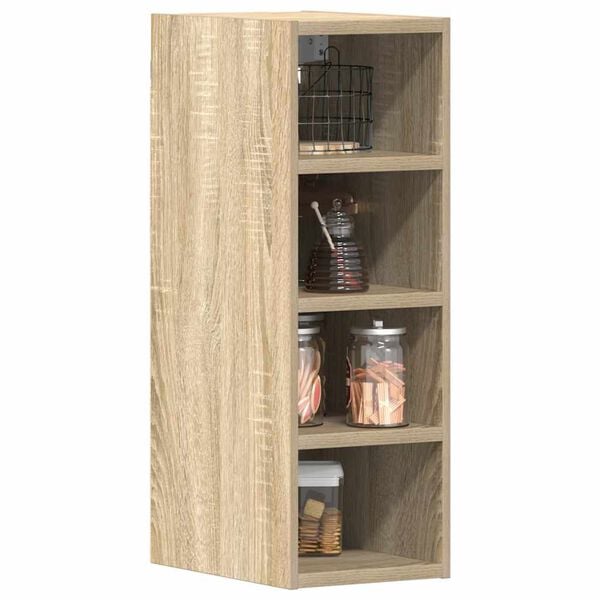 vidaXL Hanging Cabinet Sonoma Oak Engineered wood Small Hanging Cabinet