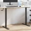 vidaXL Standing Desk Frame Black Powder-coated steel Adjustable height